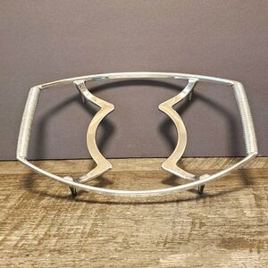 Corningware Serving Cradle for Casserole Dishes Polished Chrome Vintage